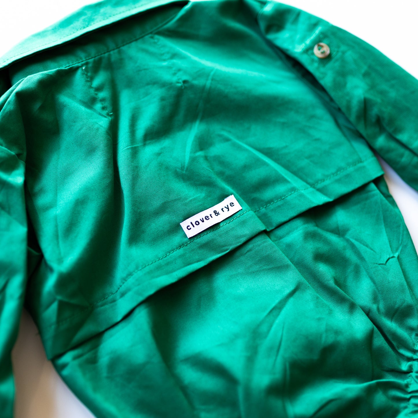 Workshirt Romper - GREEN