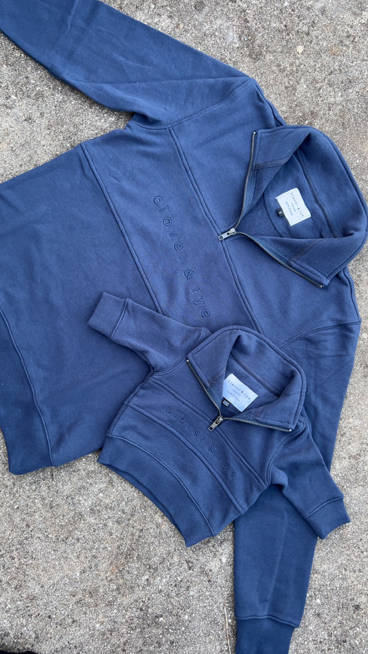 ADULTS CUSTOM QUARTER ZIP LOGO JUMPER
